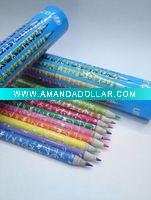 Wholesale 7'' recycled newspaper colored pencil set