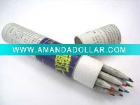 Wholesale 7'' natural recycled newspaper colored pencil set