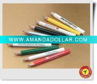 Wholesale Promotion pencil-Mini printed wood HB pencil