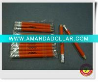 Wholesale Mini printed wood HB pencil set