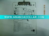 A4 transparent plastic clipboard