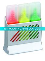 Wholesale 3 colors fluorescent pen