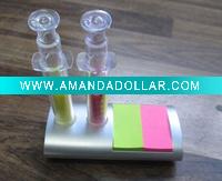 syringe highlighter set with memo