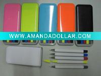 Wholesale pen set including highlighter&ball pen&pencil CH-6258