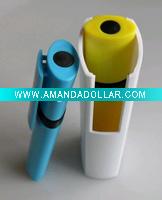 2 in 1 Plastic Highlighter Set- CH-6206,different color pens into one barrel:ideal business gift