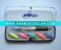 highlighter with ball pen suit CH-6257