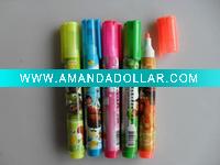 Wholesale fruit scent highlighter pen attractive newest style with clip
