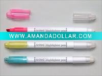 Wholesale Erasable Pen CH-6202---2 in 1 highlighter marker