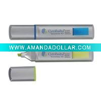 solid highlighter pen