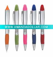Wholesale highlighter+ballpen(multicolor)/marker pen /fluorescent pen