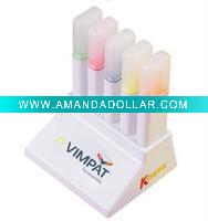 4 PC highlighter desk set