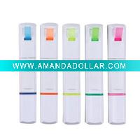 Dual sticky notes highlighter(white)