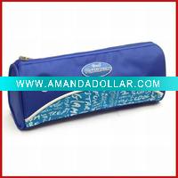 Wholesale New blue 600D school pencil bag