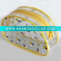 Wholesale Yellow Ladies cosmetic Bag