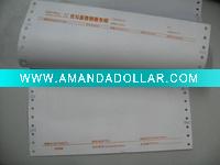 carbonless paper bill