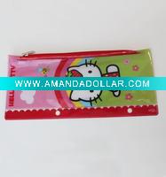 Cartoon pvc pencil case for kids