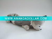 Wholesale plush and stuffed animal dog school pencil case