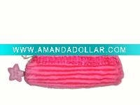 Wholesale Fashion Plush Pen Bag,Round-Shaped
