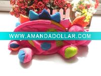 plush dinosaur pen bag,coin bag