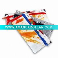pvc zipper pencil case stationery bag