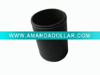 Black Cylinder-shaped Brush Pot