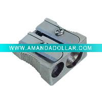 2 hole metal pencil sharpener