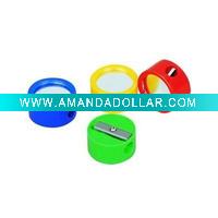 plastic pencil sharpener with mirror