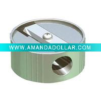 silver plastic pencil sharpener