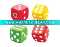 Plastic Dice Pencil sharpener promotion gifts