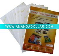 waterproof high glossy inkjet photo paper A4