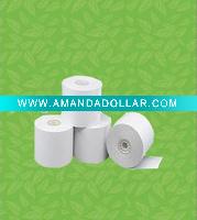 Wholesale Plastic core Thermal paper 80*80mm /cash thermal paper/ATM paper roll