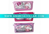 Wholesale Fashion leather pencil pouch for girls