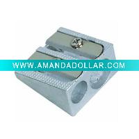 two hole metal pencil sharpener