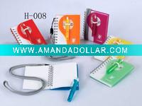PP-cover notebook with pen