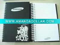 spiral notebook for Samsug promotion