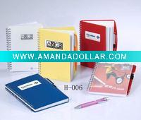 PP spiral notebook