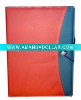 2011 PU leather note book