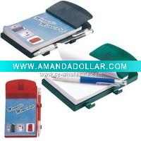 memo pad with pen