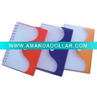 Notebook with Button