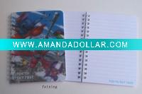 Wholesale 3D spiral notebook