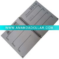 Notebook wth calendar