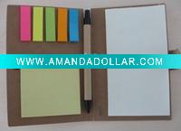 Recycled Notepad with pen/Multifunction recycled notebook with pen