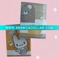 Wholesale mini promotional PVC cover memo pad