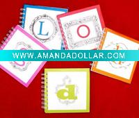 Wholesale Cover printed on letters Lovely animal model mini notepad