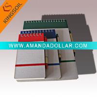Recycled notebook with pen