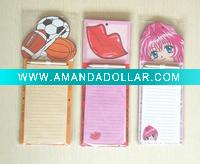 Promotional magnetic notepad,notepad,notes