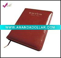 smooth Pu Leather notebook
