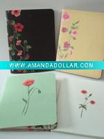 Wholesale Flower cute notebooks (the sets=4 pcs)