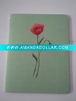 Wholesale Flower notebooks for school ( the set for 4 pcs)