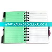 spiral notepad(double spiral notepad,pp spiral notebook)